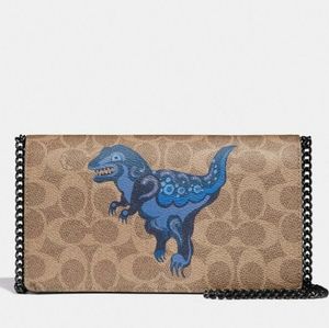 Coach × Zhu Jingyi RARE Blue Rexy CALLIE Crossbody